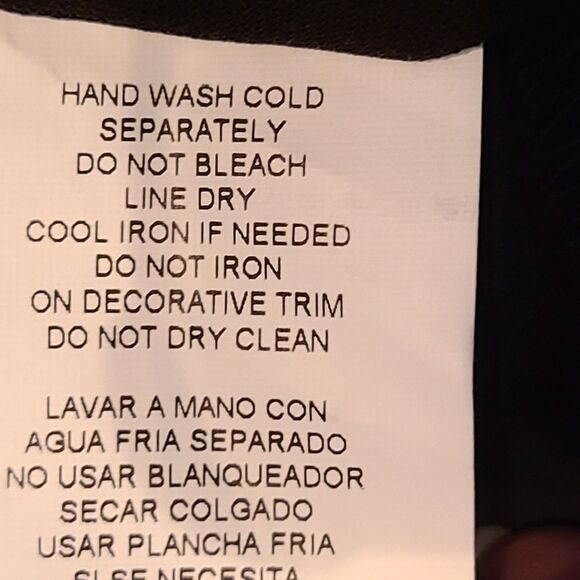 New NICOLE MILLER Woman's (M) Black Knit w/Pearl Embellishment 3/4 Sleeve Dress - Picture 11 of 13